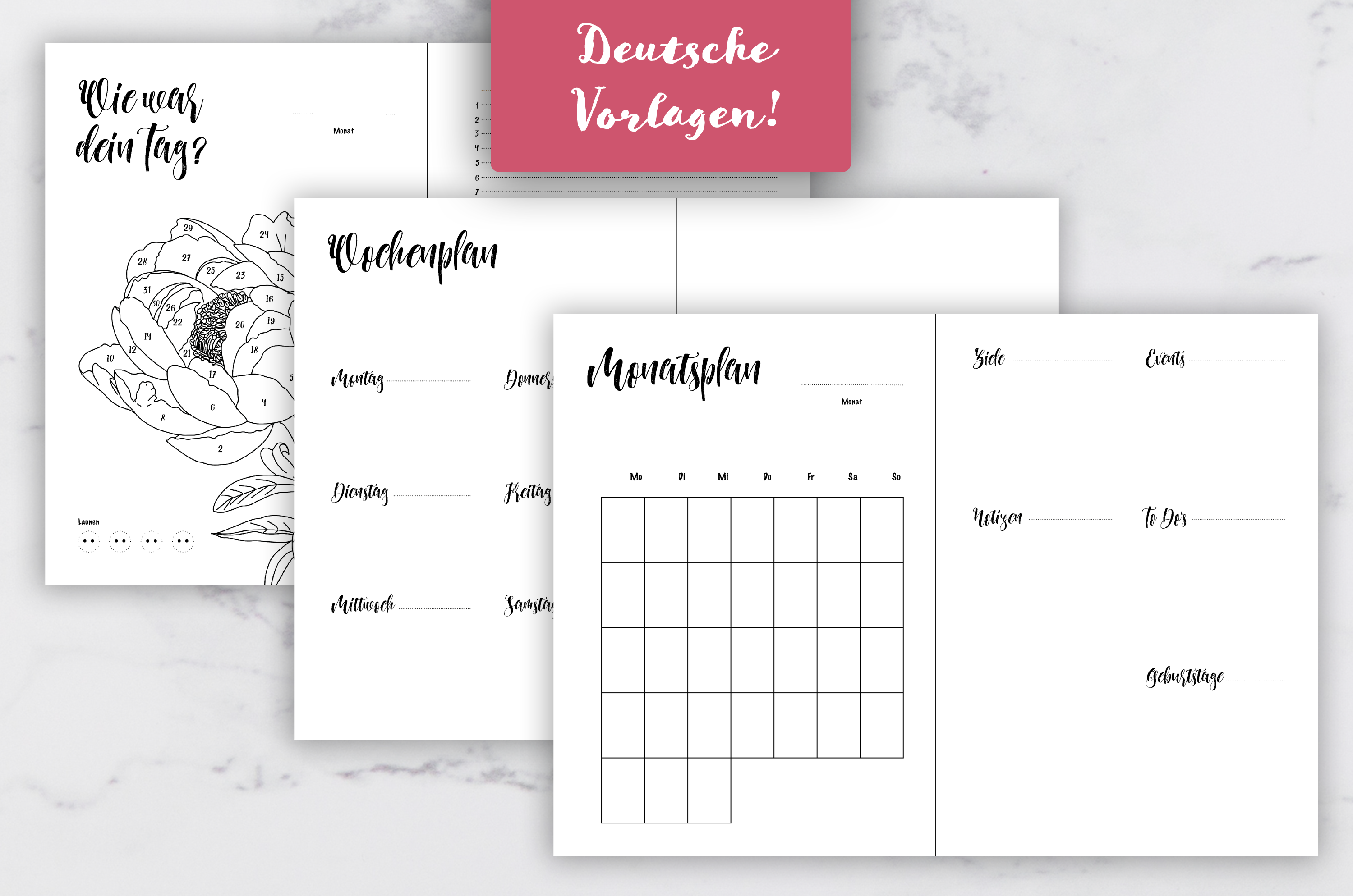 Bullet Journal Vorlage Deutsch Pdf