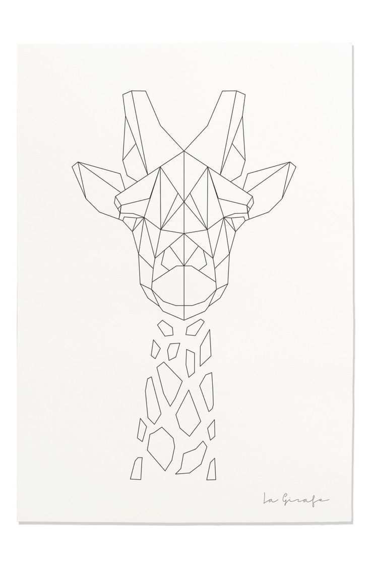 Geometrische Tiere Vorlagen