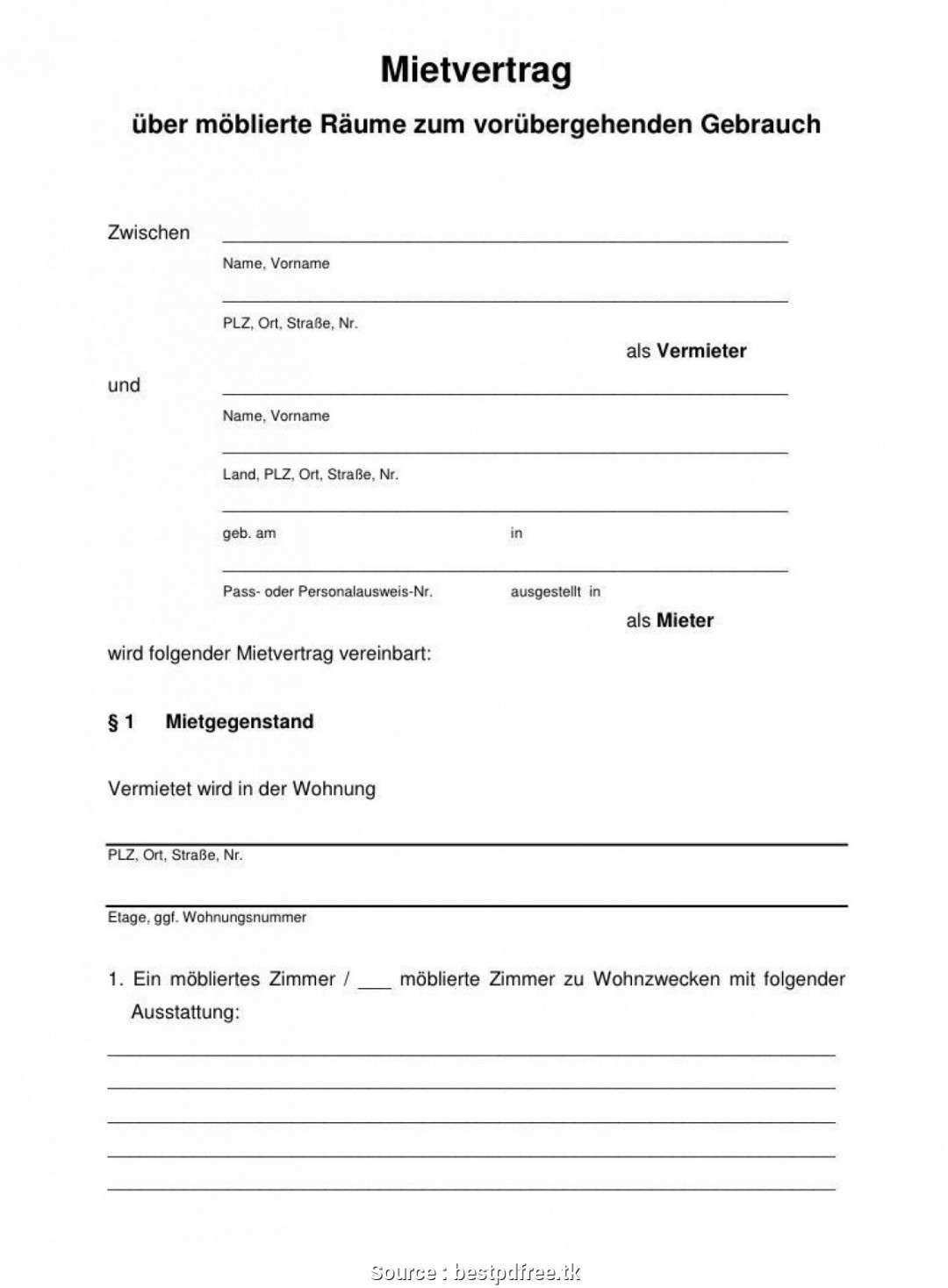 Kfz Nutzungsvertrag Muster Kostenlos