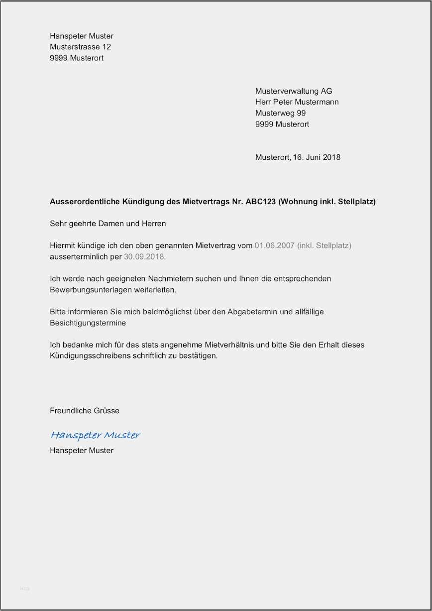 Kuendigung Kfz Versicherung Vorlage