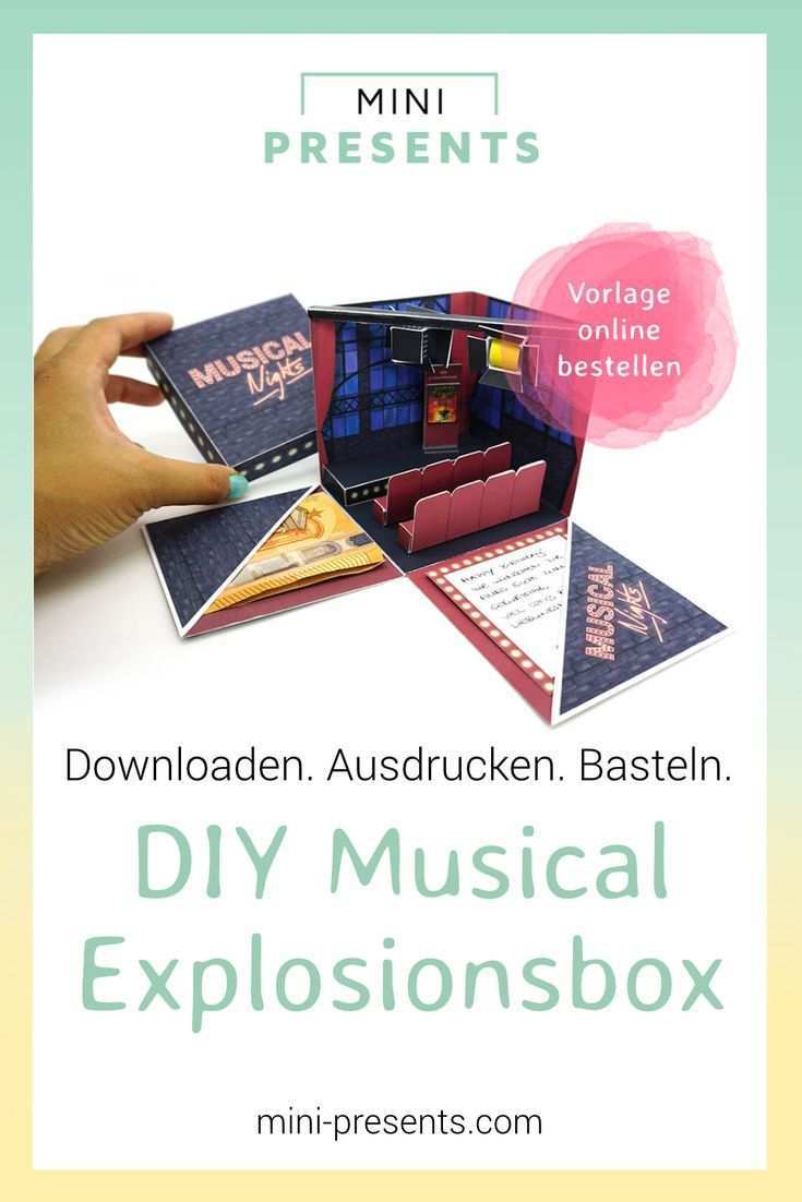 Musical Gutschein Vorlage