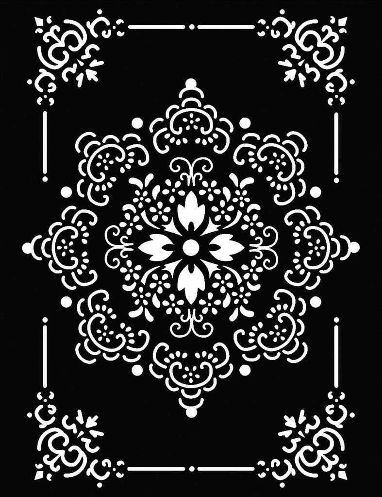 Orientalische Muster Schablonen