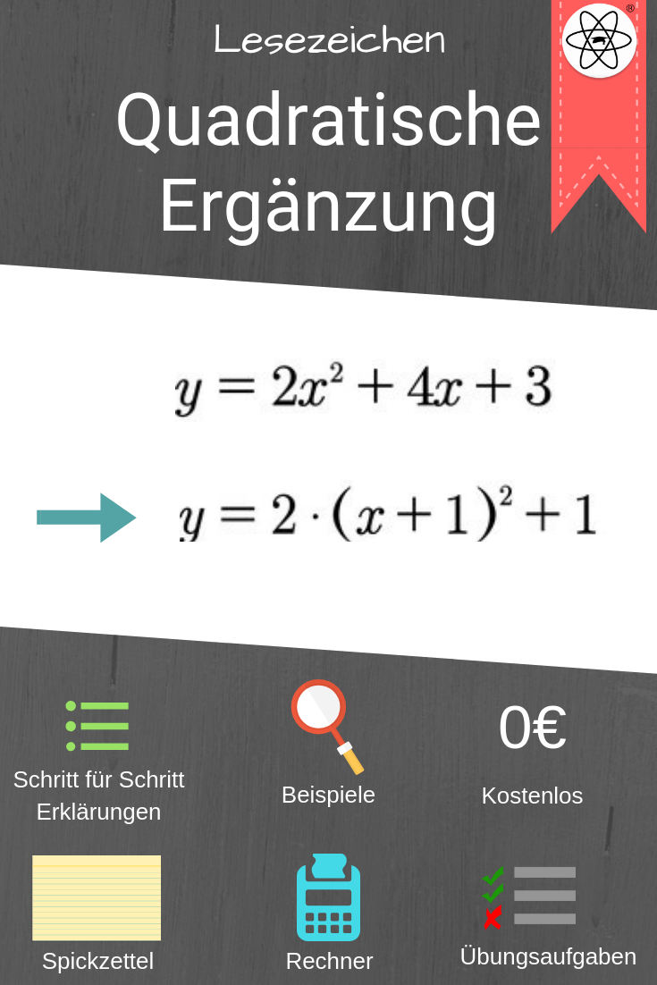 Quadratische Ergaenzung Beispiel