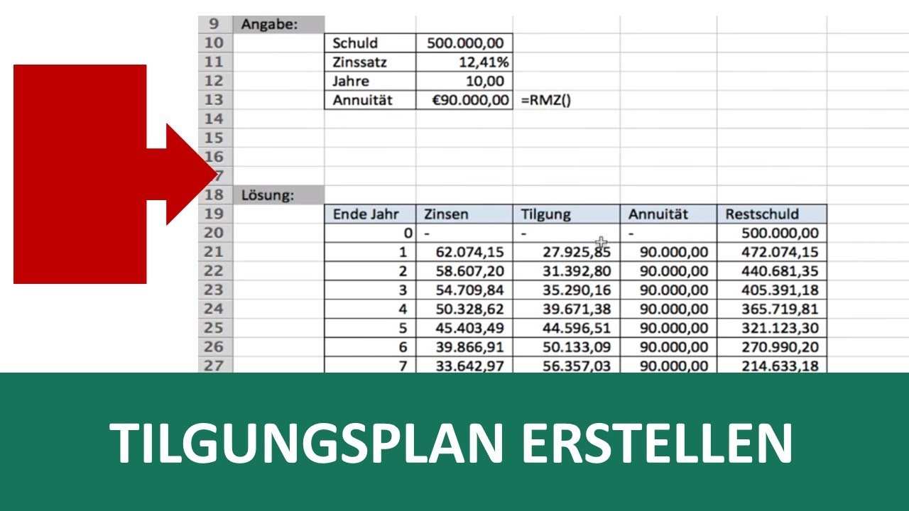 Zahlungsplan Hausbau Muster